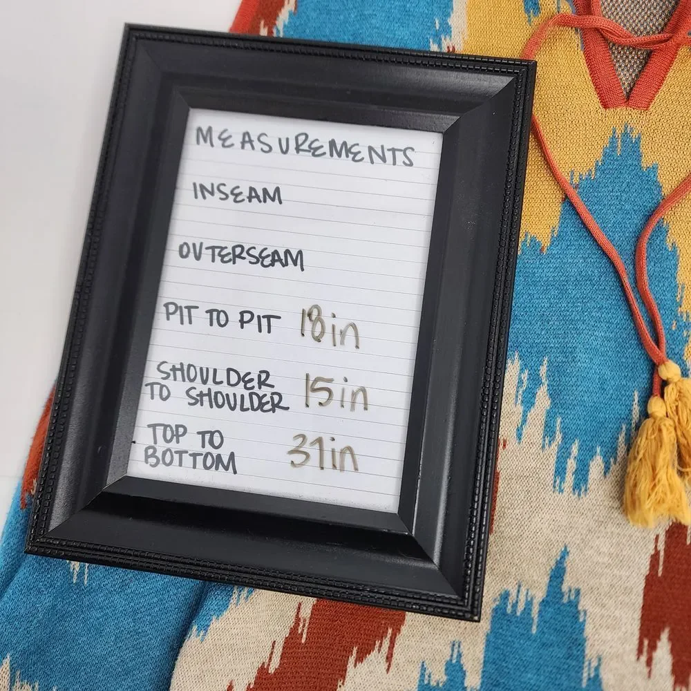 Peruvian Connection Multicolor Ikat Midi Dress - Picture 4 of 8